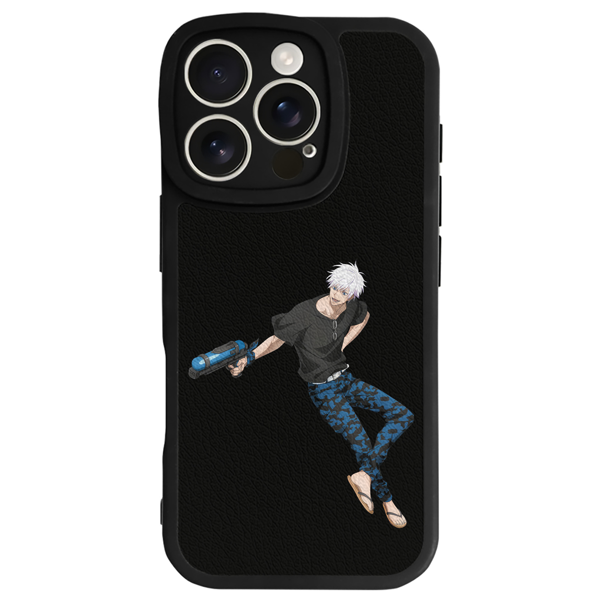 （画像用） 呪術廻戦 Jujutsu Kaisen 【iPhone 16シリーズ対応】シリコンスマホケース（レザー調） 材質：シリコン